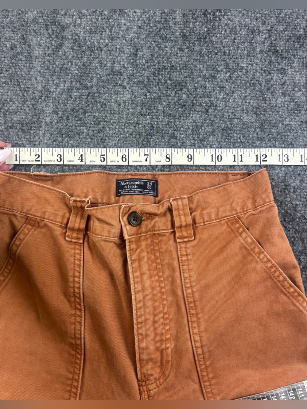 ABERCROMBIE & FITCH Women’s  town Wide Leg Cargo Pants size: 24 - 00 - Picture 4 of 7